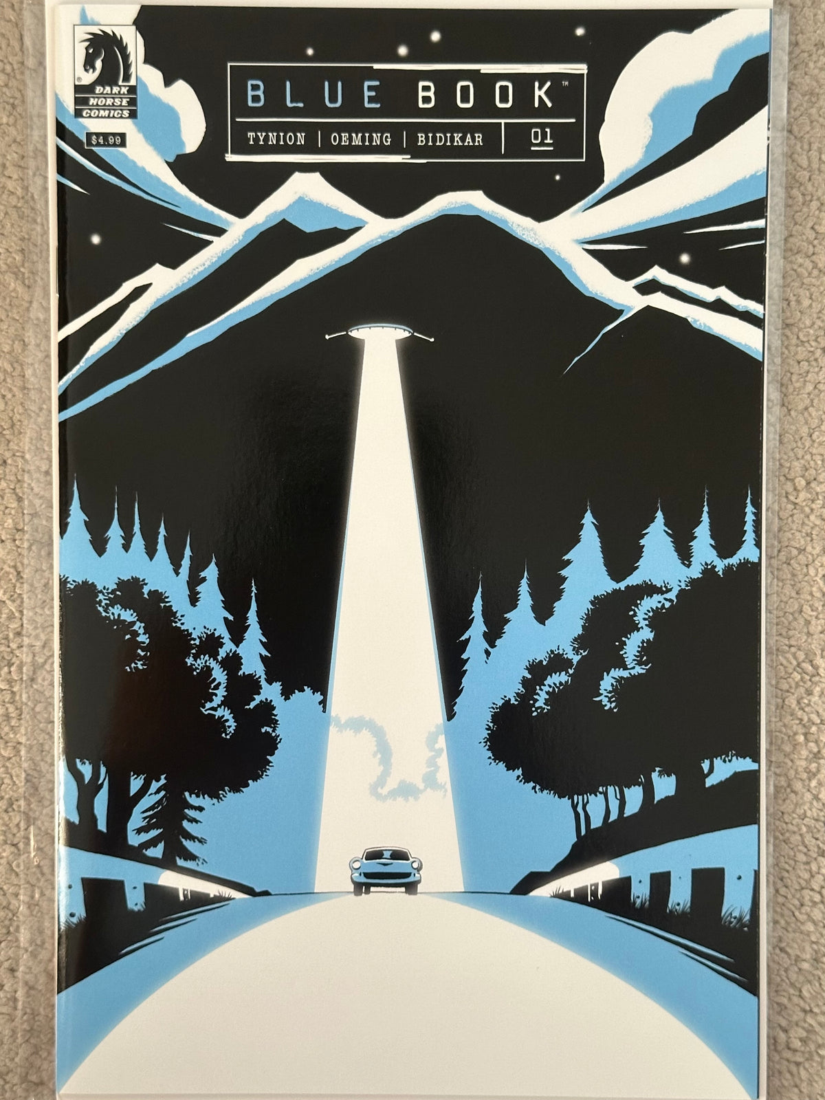 Blue Book #1 (2023) + James Tynion IV & Michael Avon Oeming signed book plate