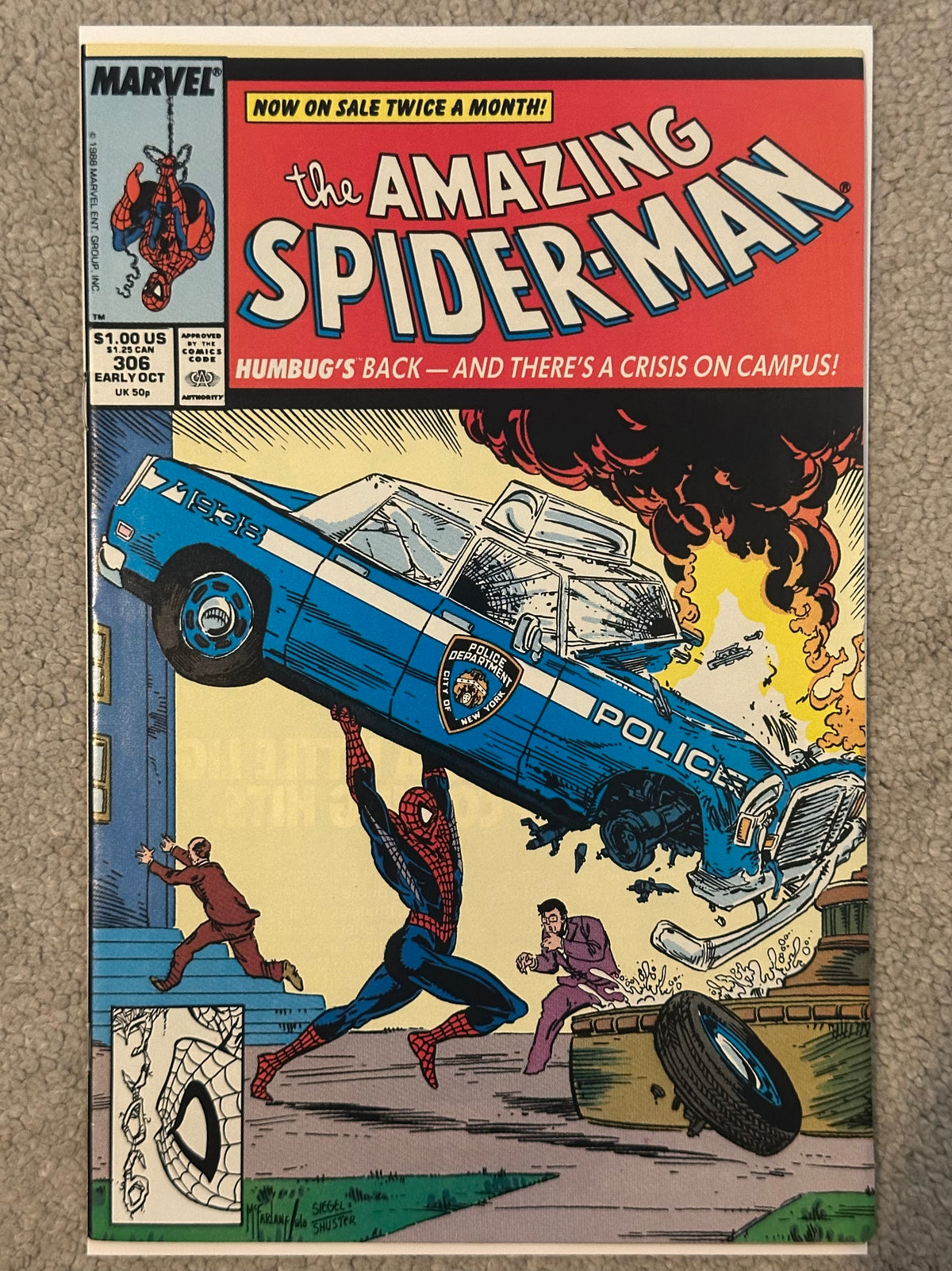 The Amazing Spider-Man #306 (1988) – McFarlane Cover Homage