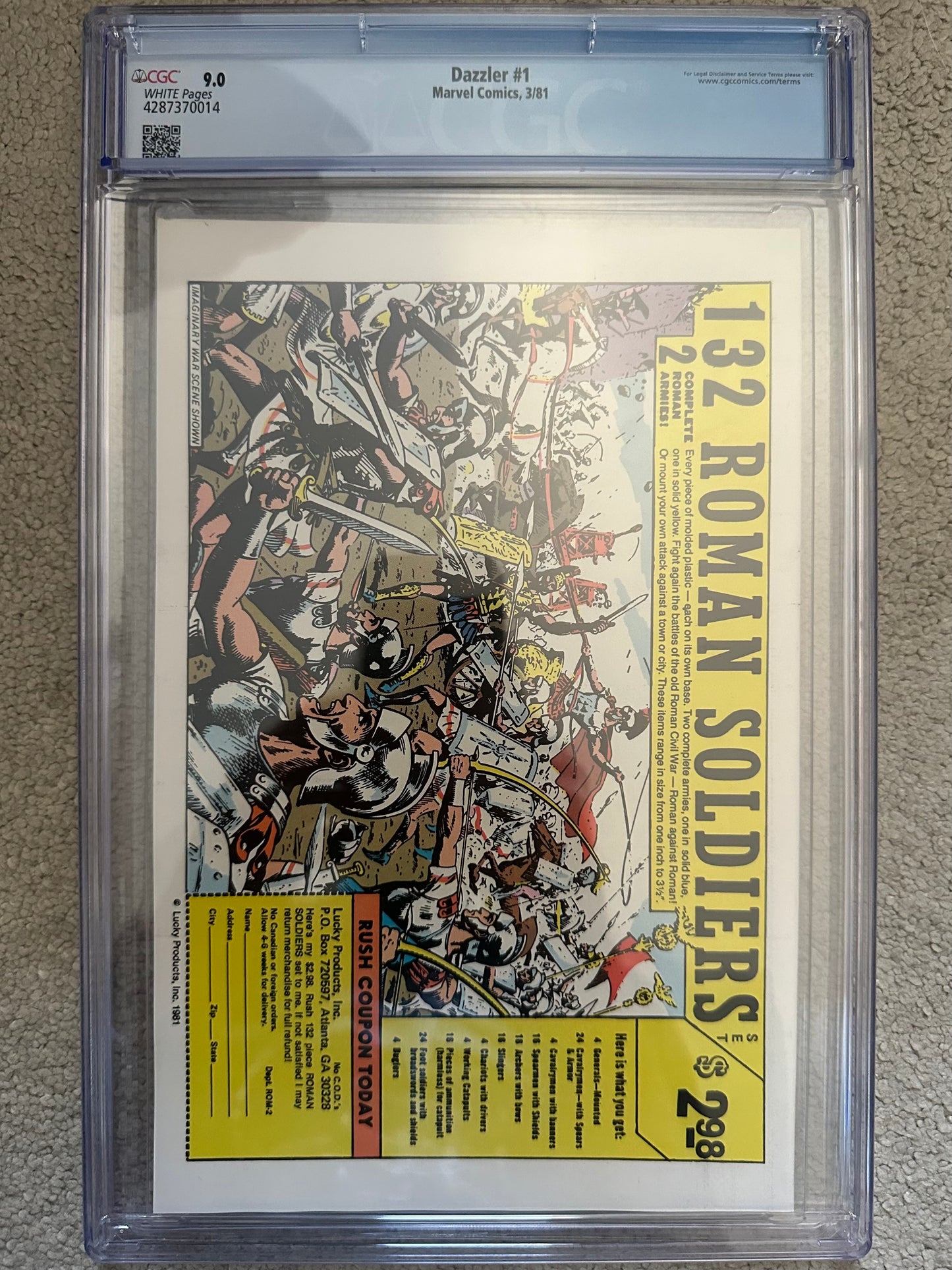 Dazzler #1 (1981) – CGC 9.0 Key Issue