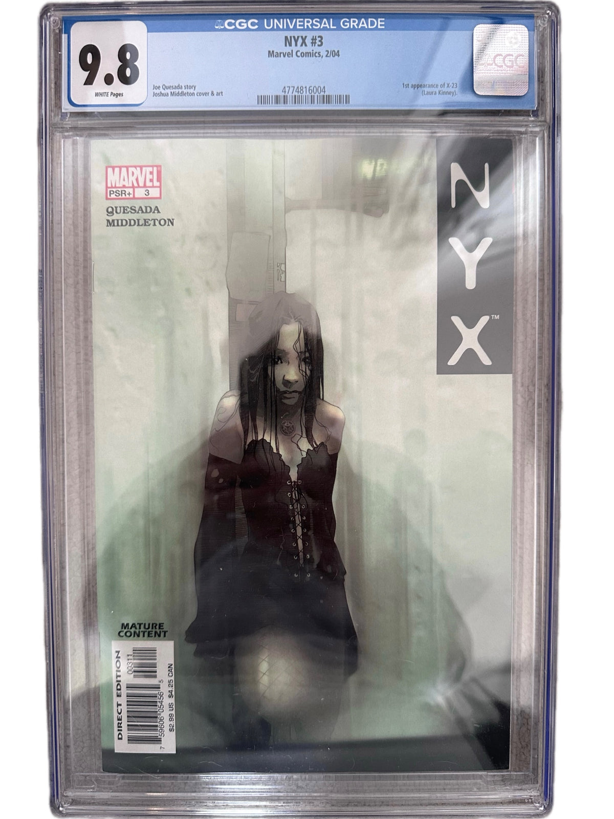 NYX #3 (2004) – CGC 9.8, First X-23